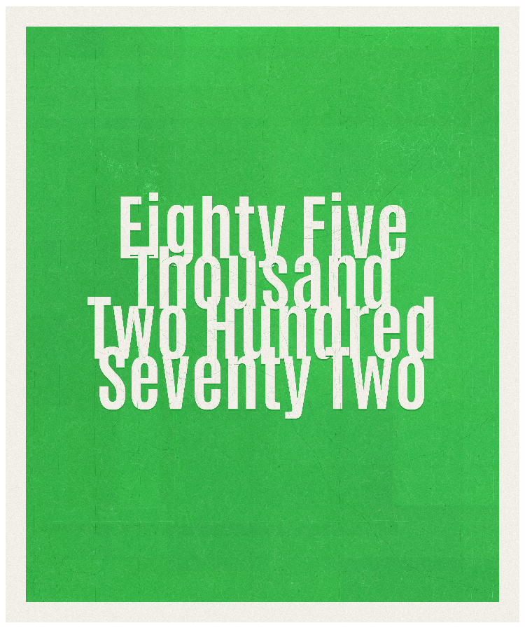 Count #85272