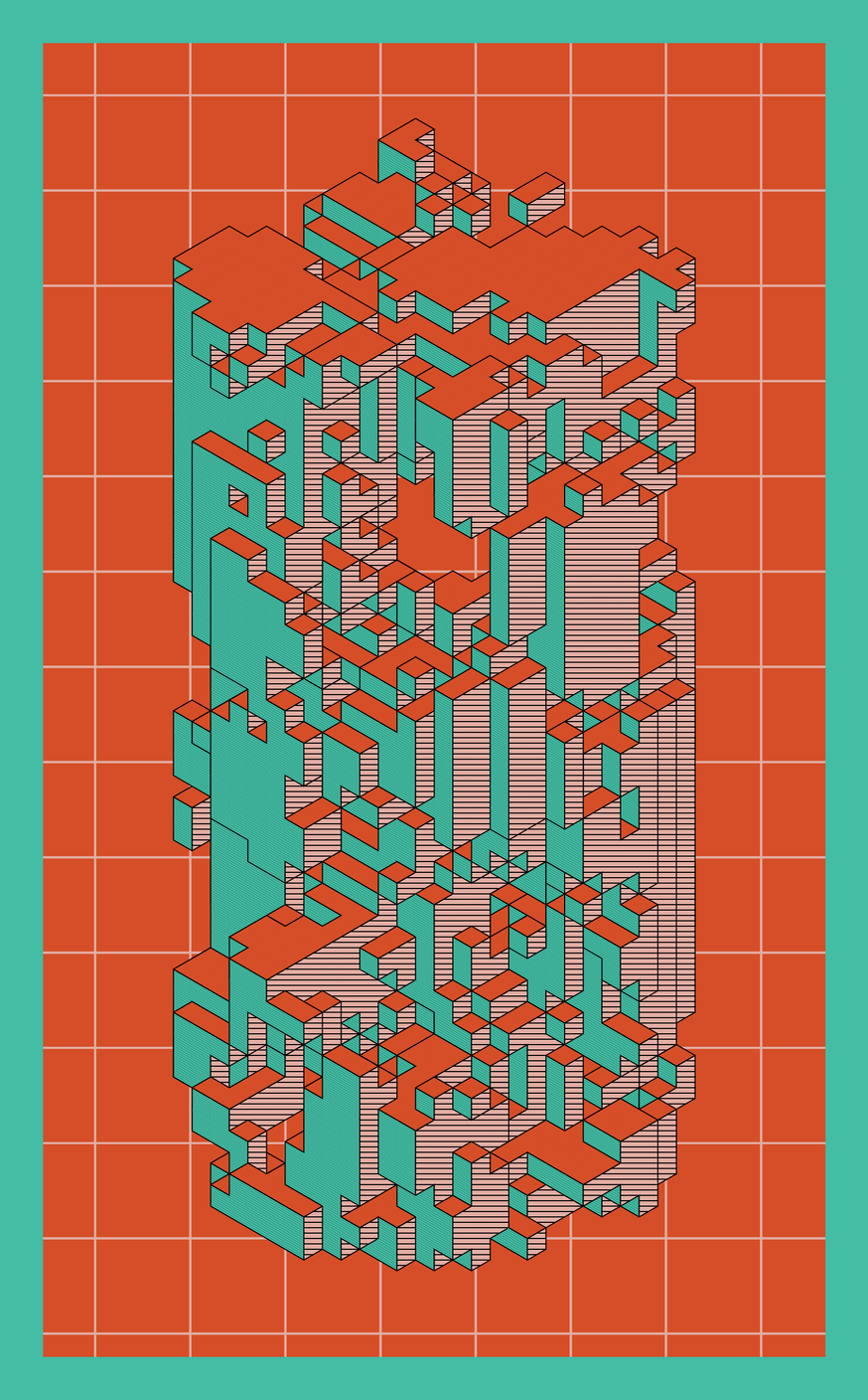 Corroding Cubes #105