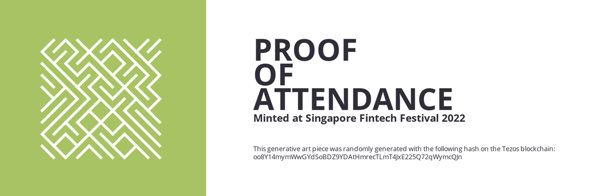 SFF2022 Proof of Attendance Token #146