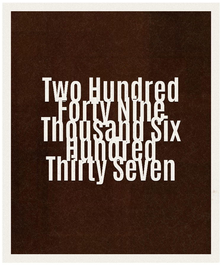Count #249637