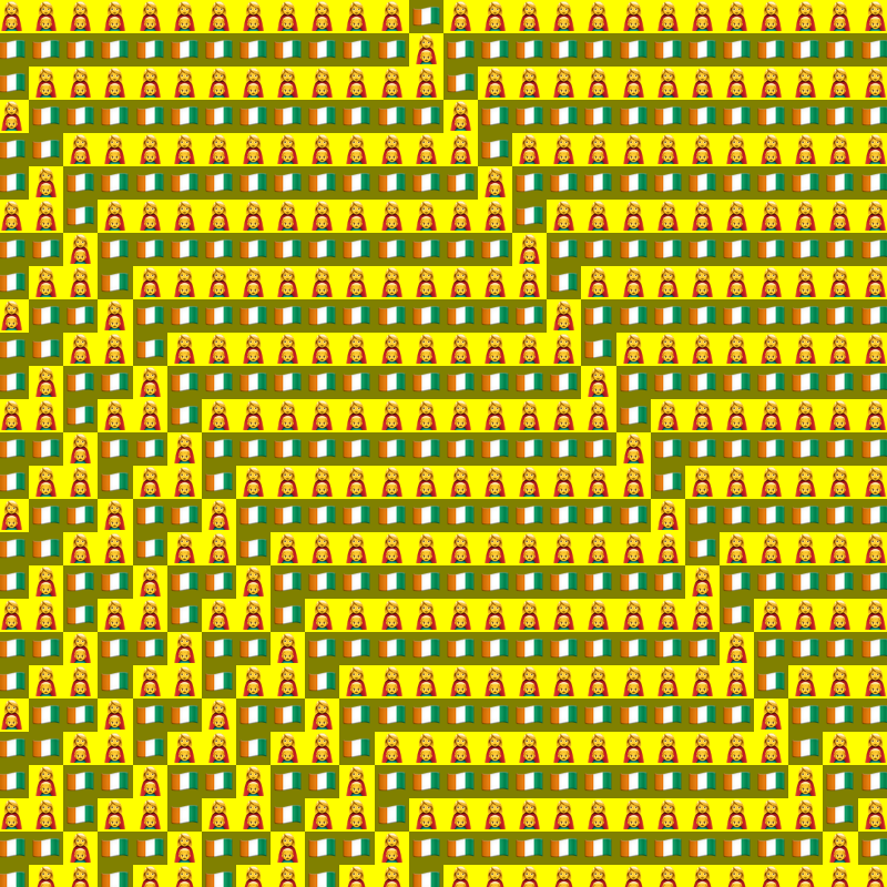 Elementary Cellular Emoji Automata #218