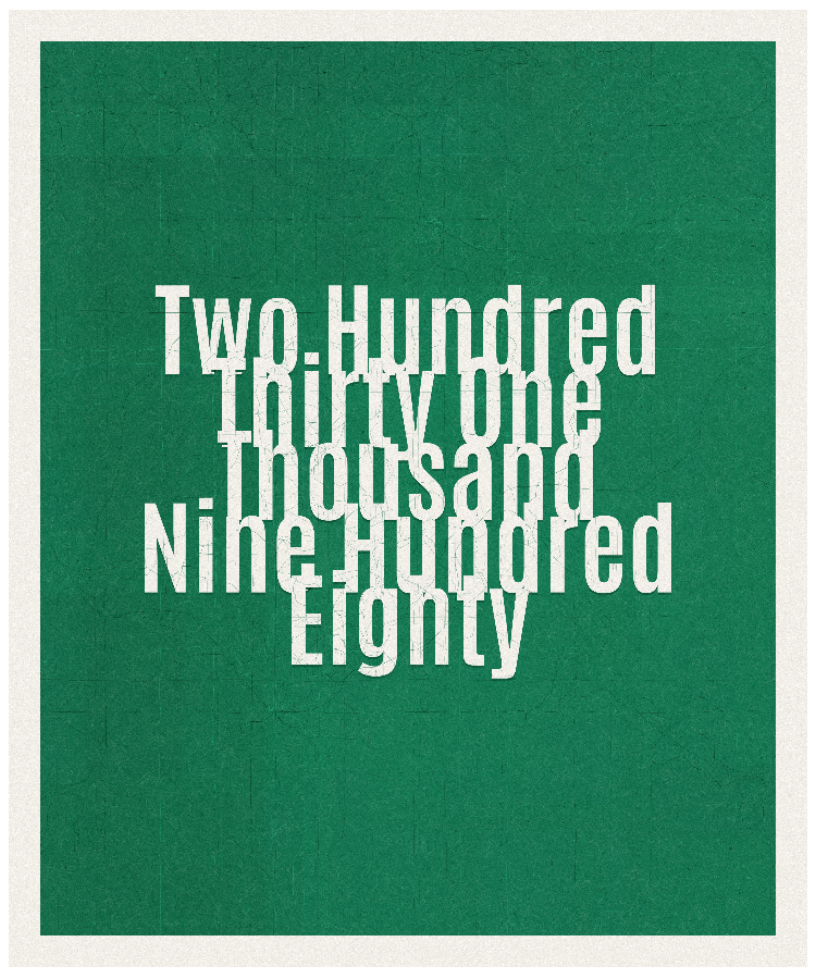 Count #231980