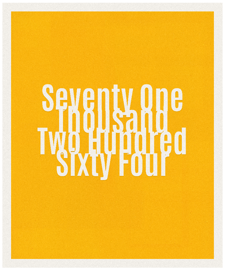 Count #71264