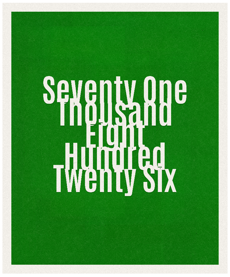 Count #71826