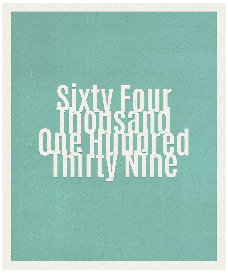 Count #64139