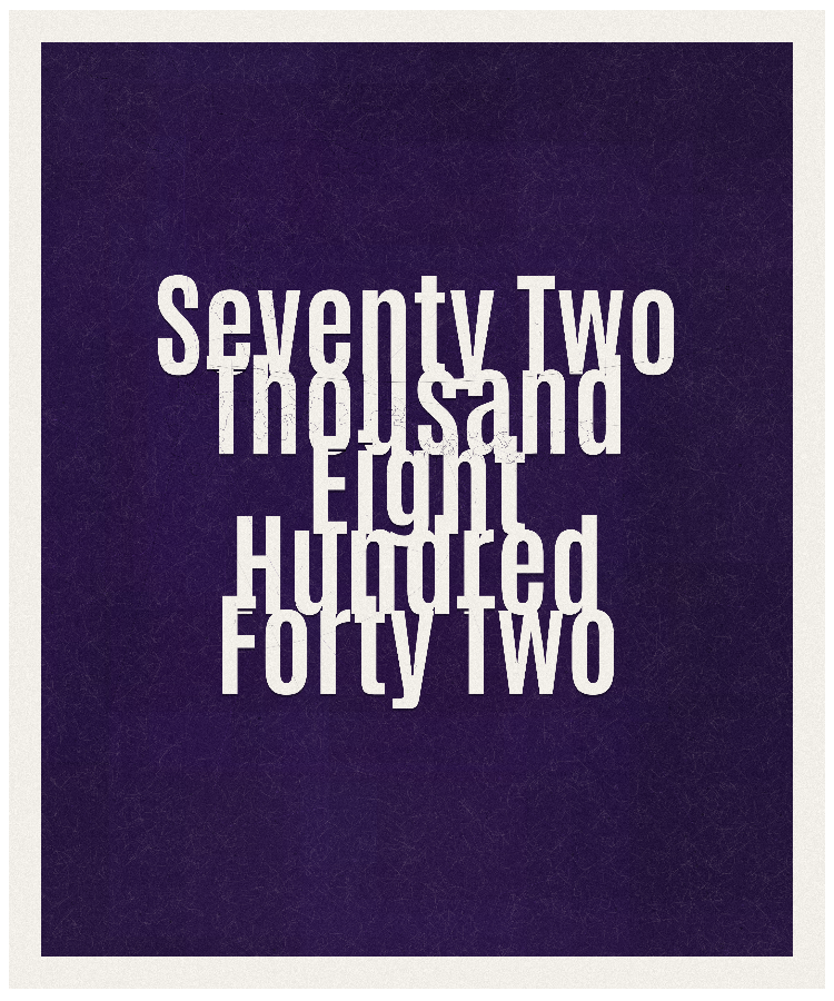 Count #72842