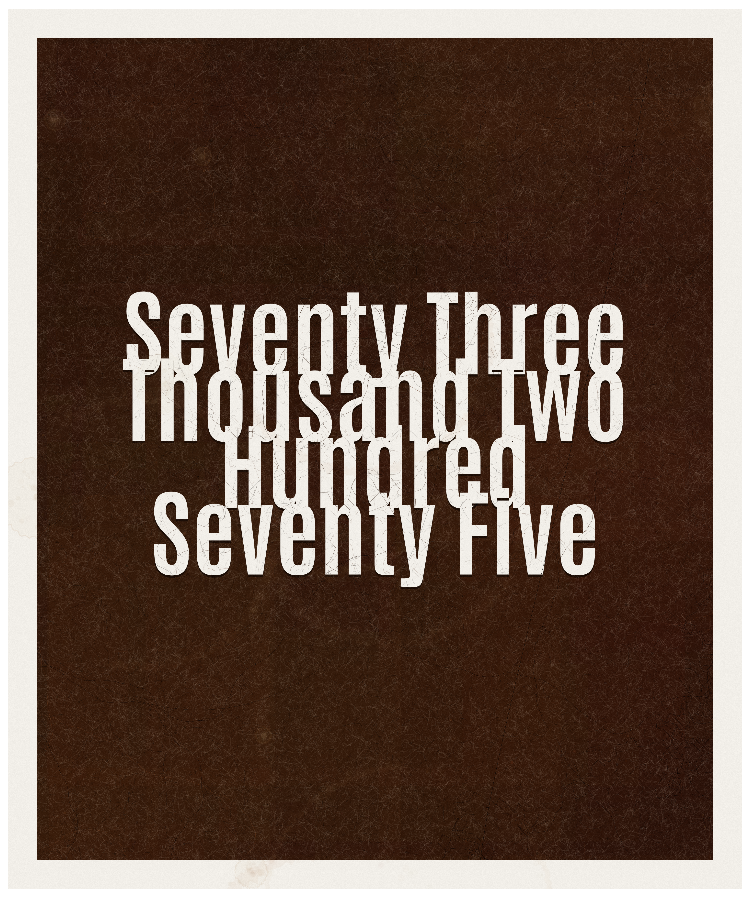 Count #73275