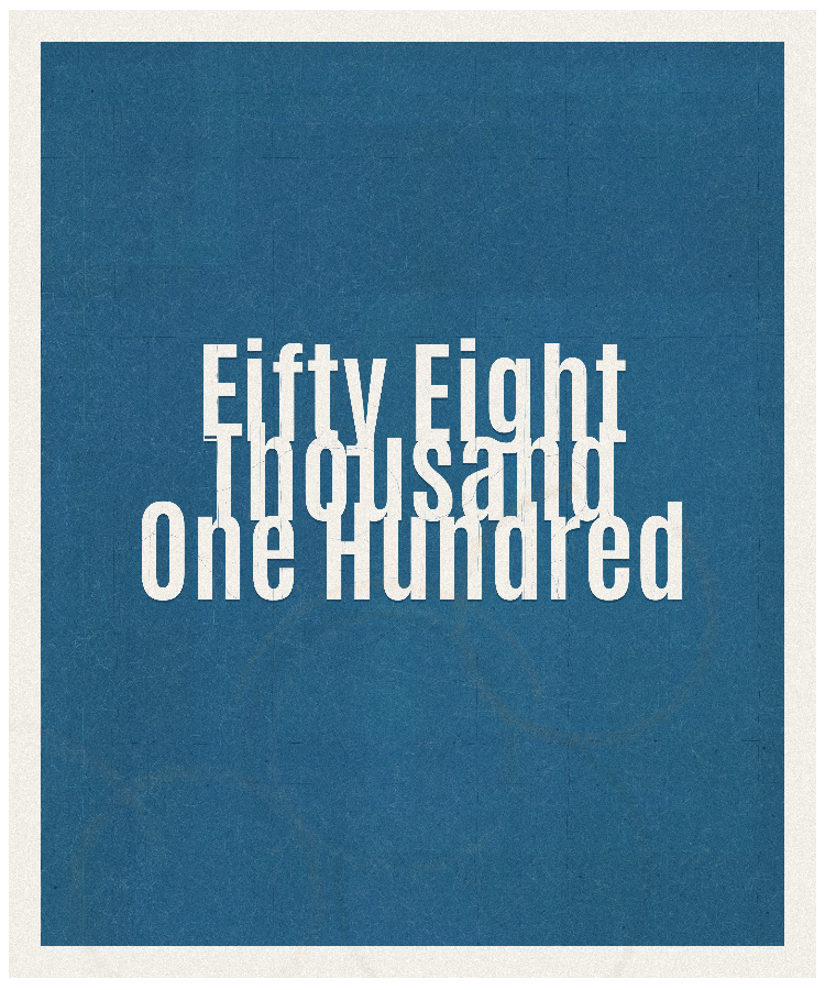 Count #58100