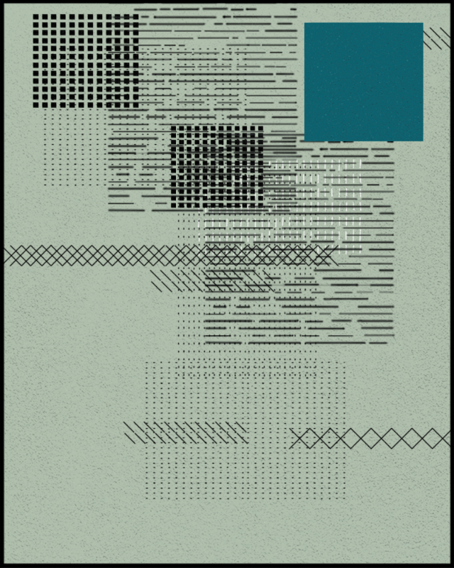 Dance of lines and shapes #50
