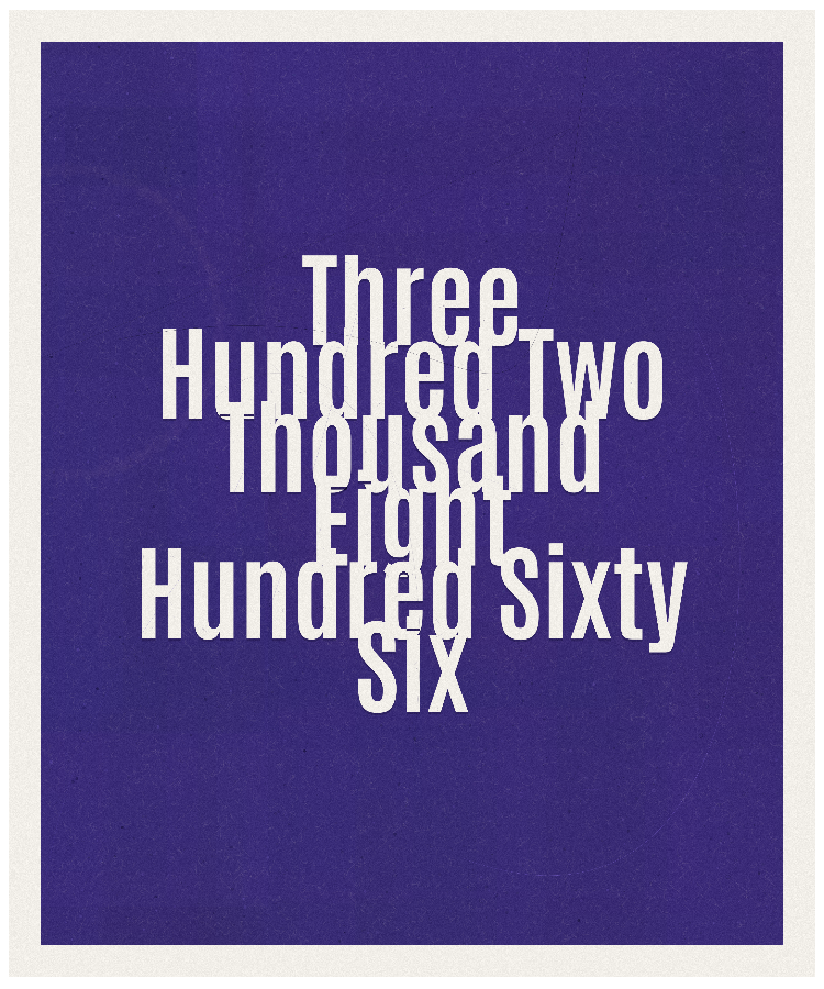 Count #302866