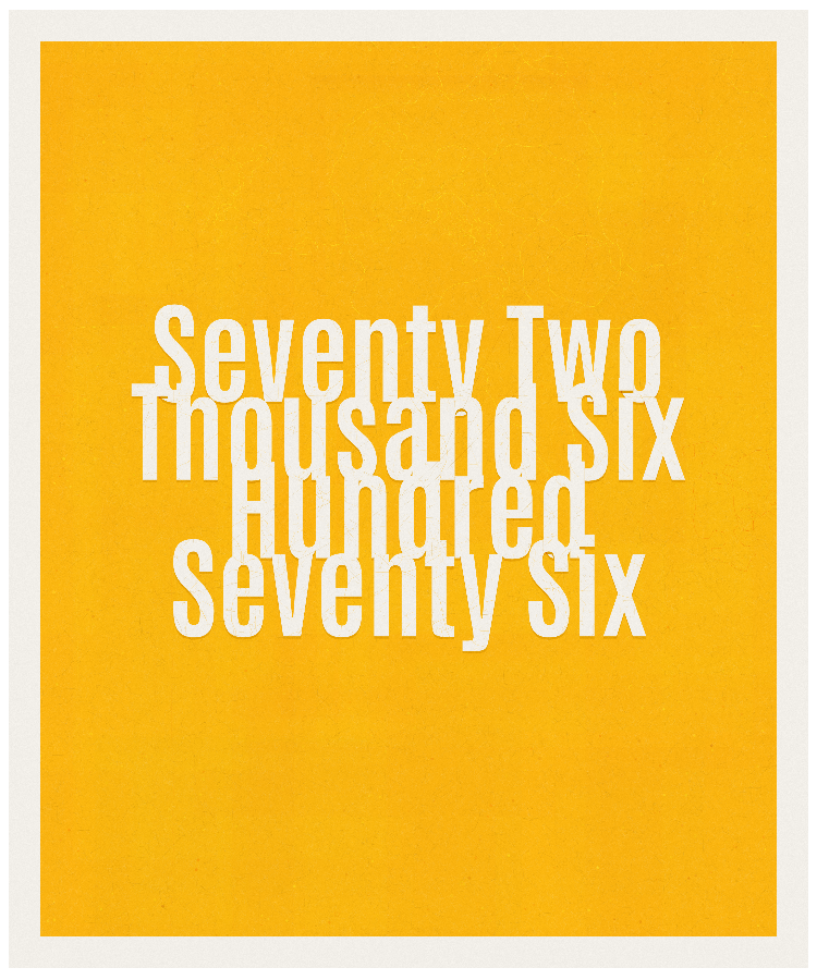 Count #72676