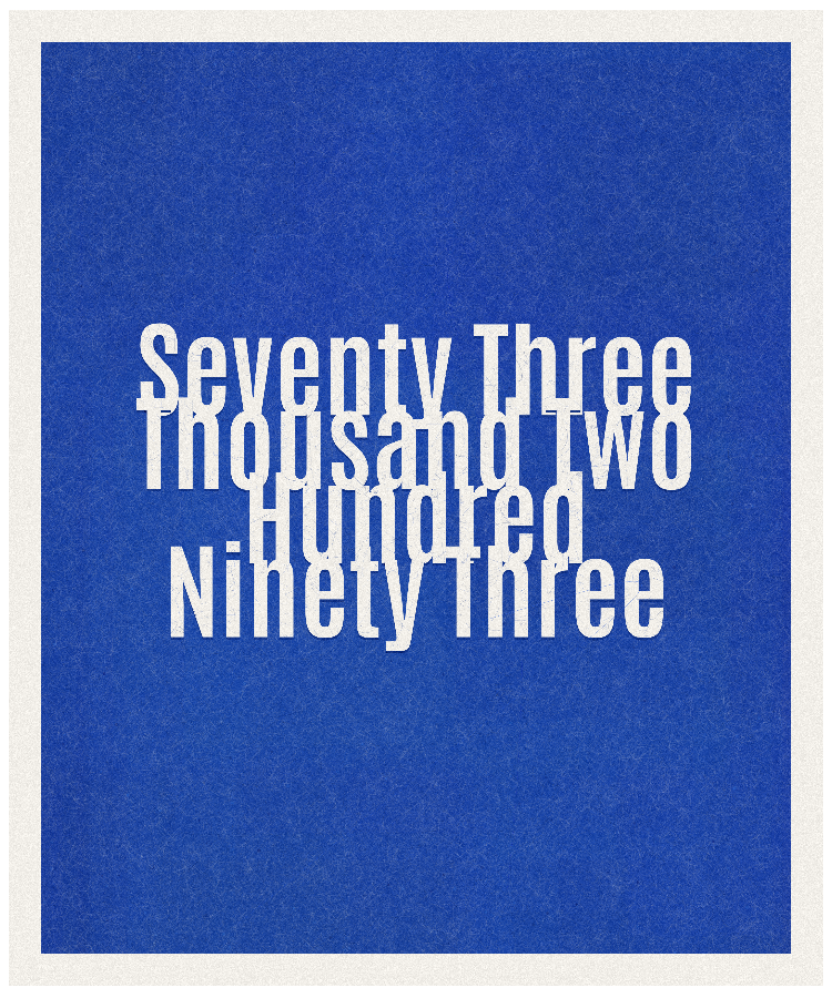 Count #73293