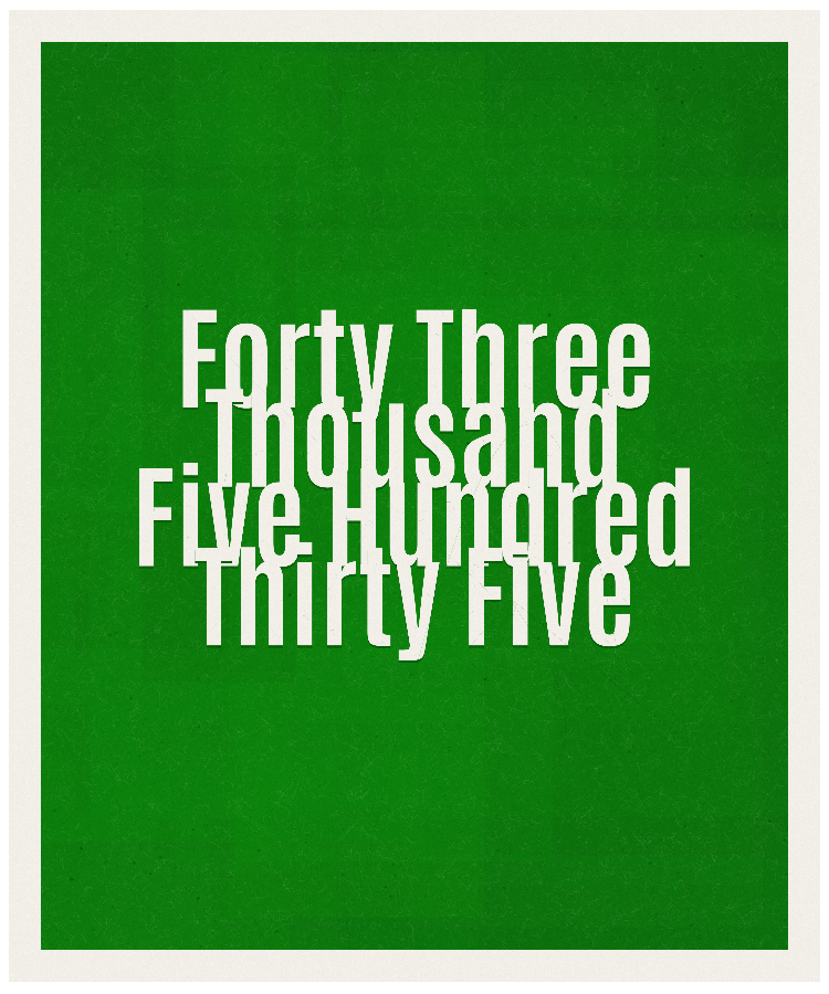 Count #43535