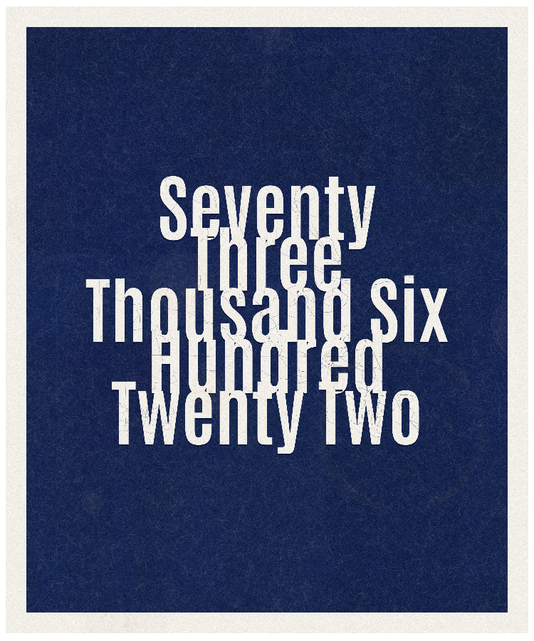Count #73622