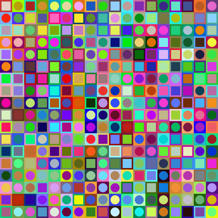 Square Dot Composition #191