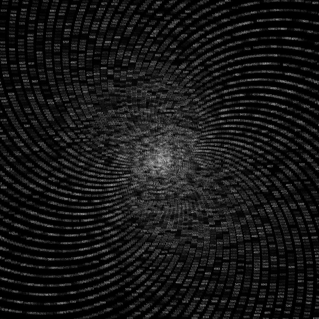 Polar Plot of Numbers #185