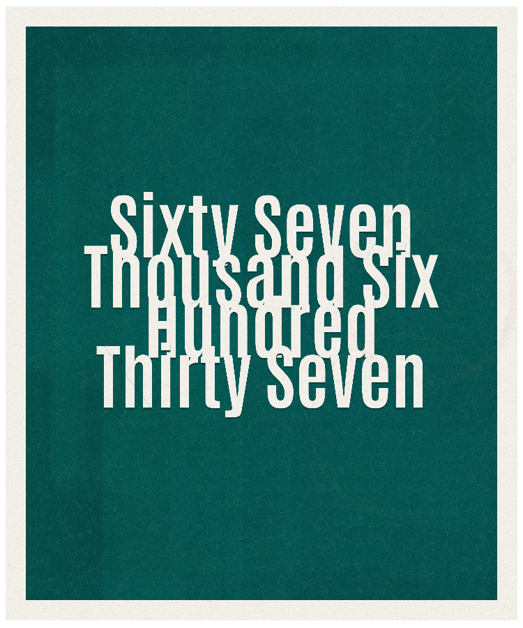 Count #67637