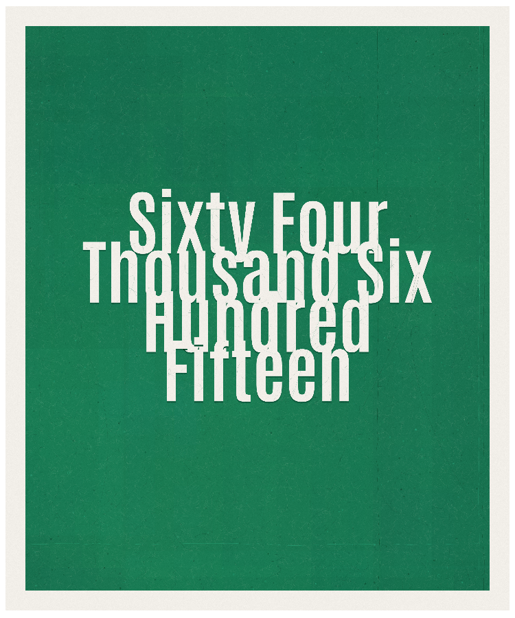 Count #64615