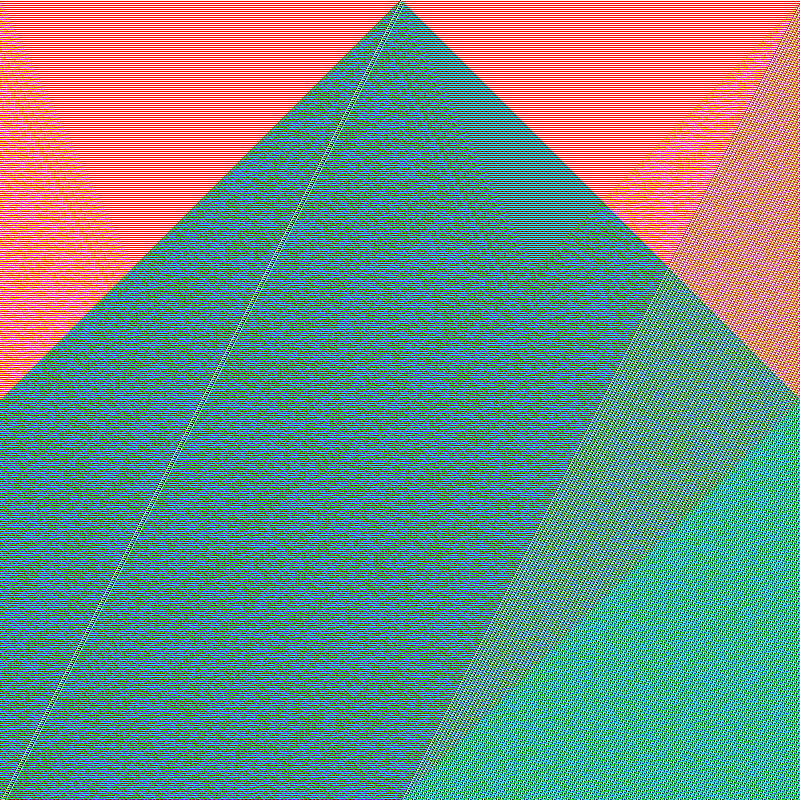 RGB Elementary Cellular Automaton #51