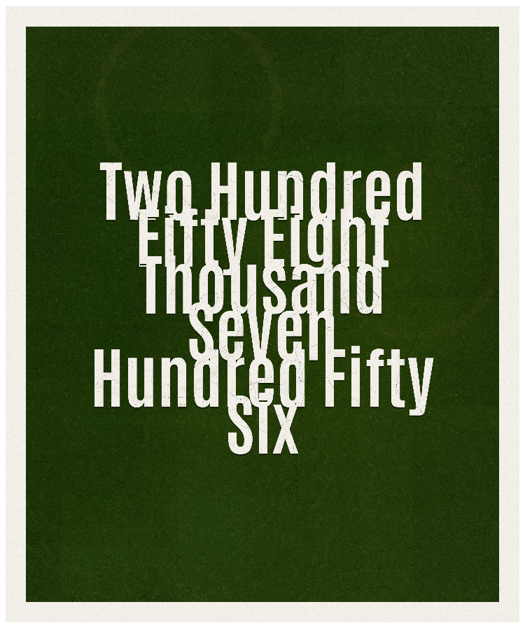 Count #258756