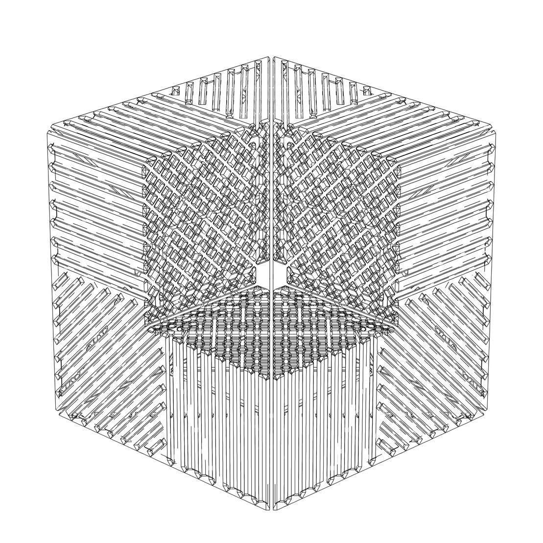 LL21 Alien Art Cube #282