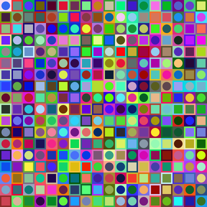 Square Dot Composition #119