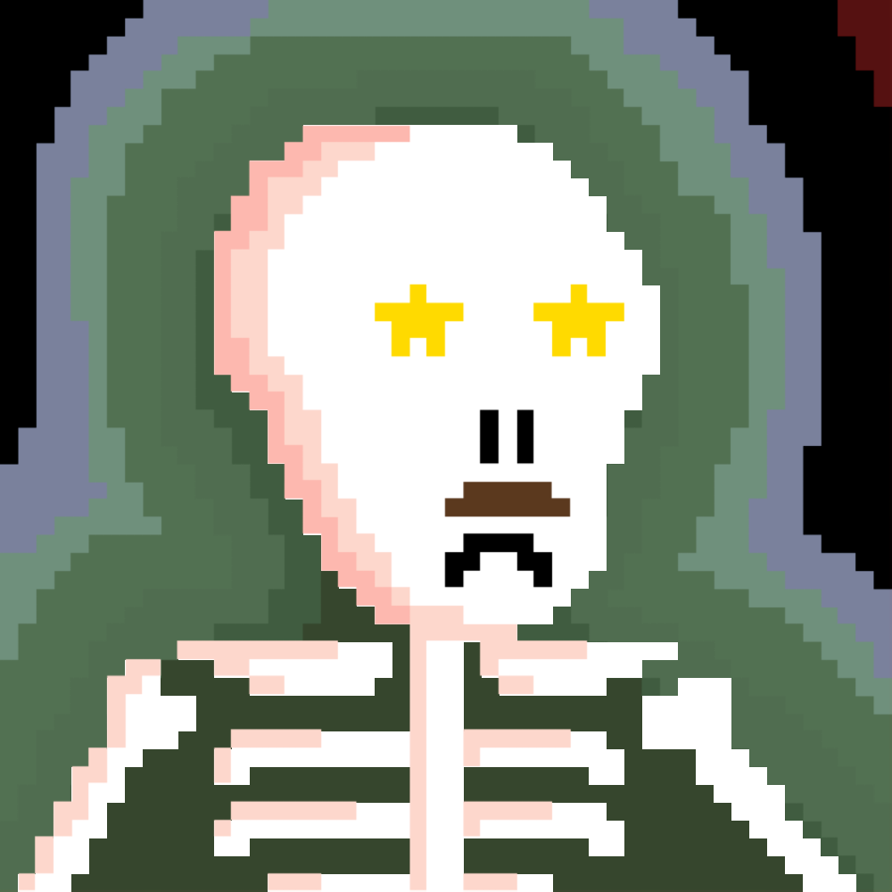 PIXEL SKULLETTI 1 #201