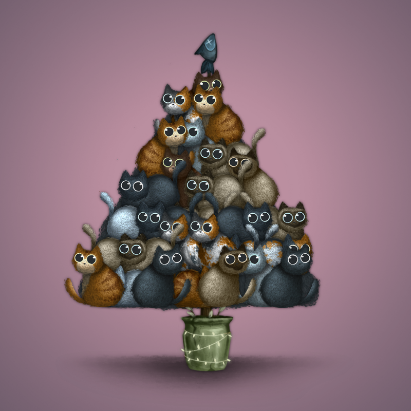 Fluffy Christmas Tree #29