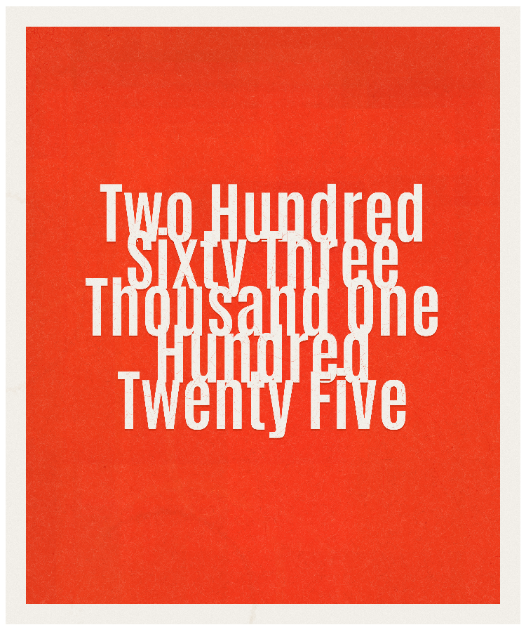Count #263125