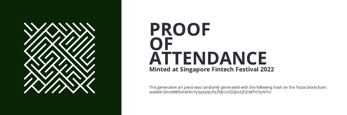 SFF2022 Proof of Attendance Token #212