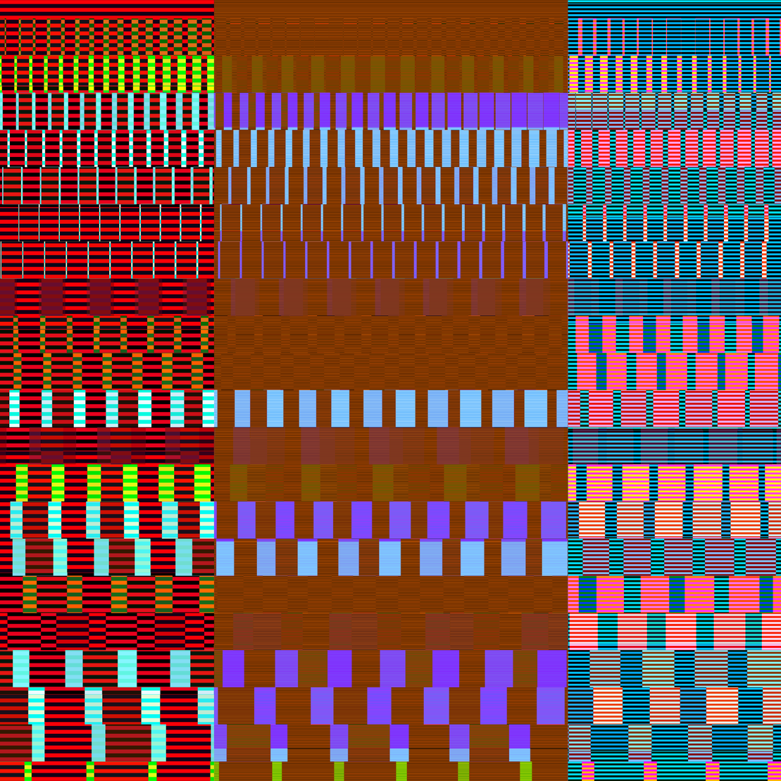 Glitchometry Stripes #95