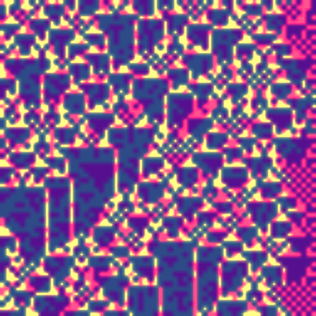 Blending Neighbors Cellular Automata #12