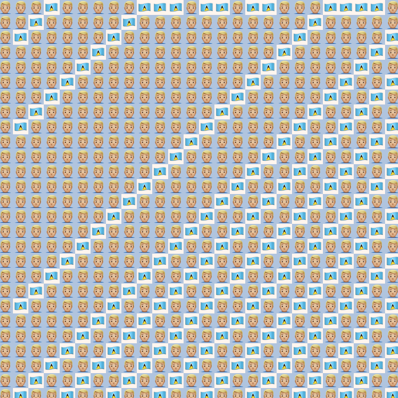 Elementary Cellular Emoji Automata #313