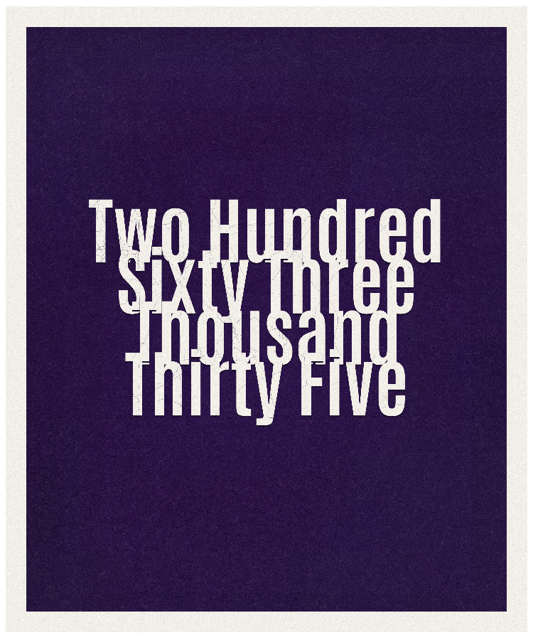 Count #263035