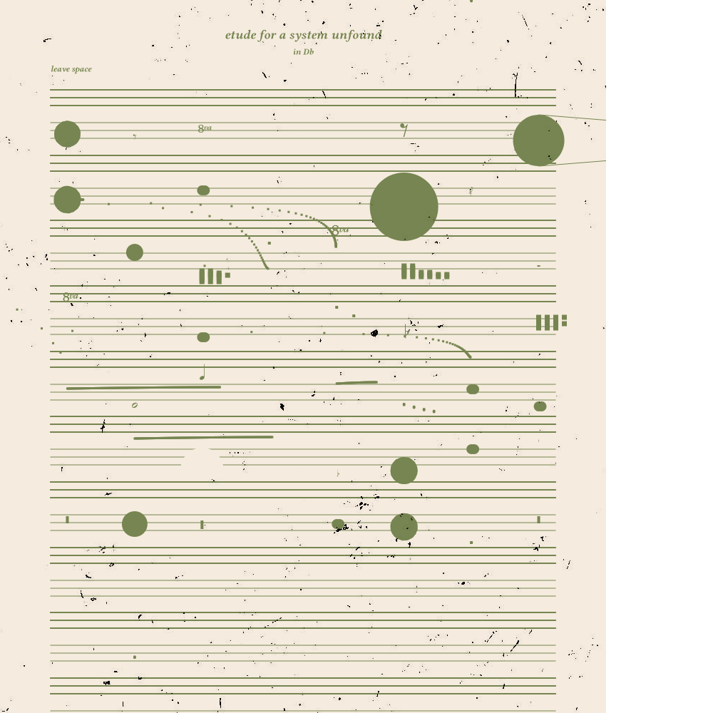 etude for a system unfound #119