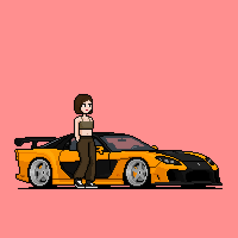 pixel car culture