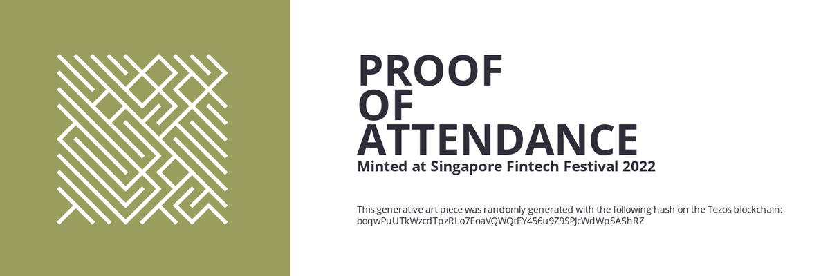 SFF2022 Proof of Attendance Token #925