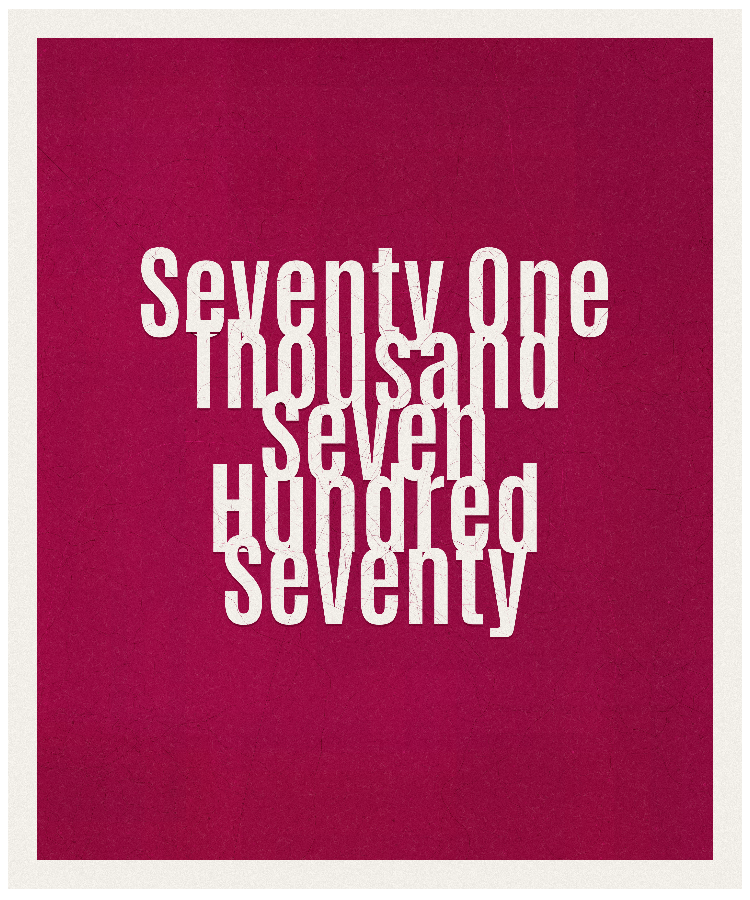 Count #71770