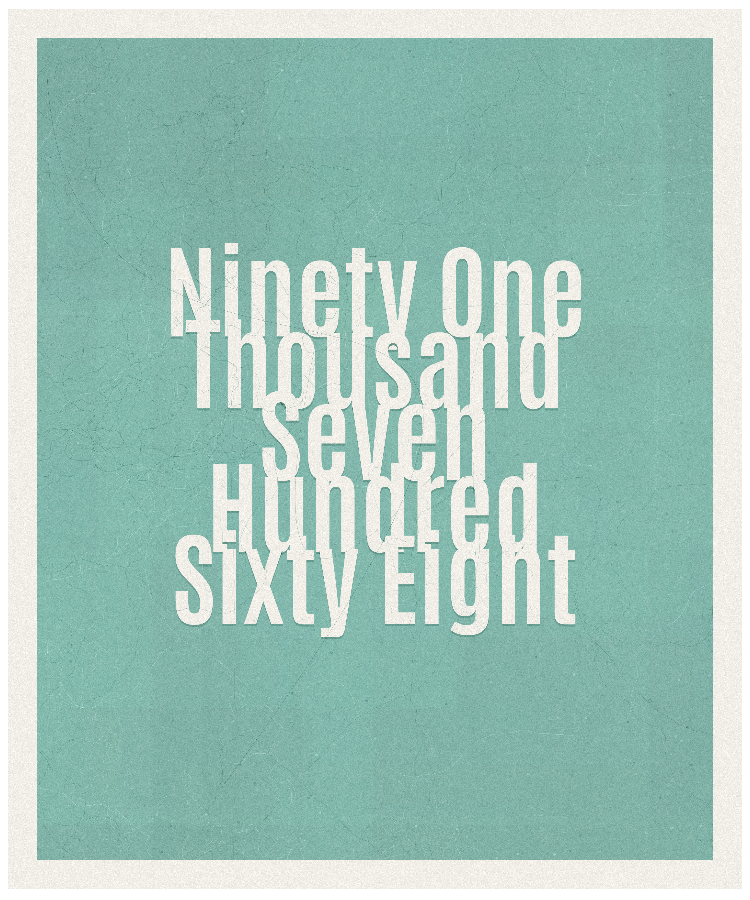 Count #91768
