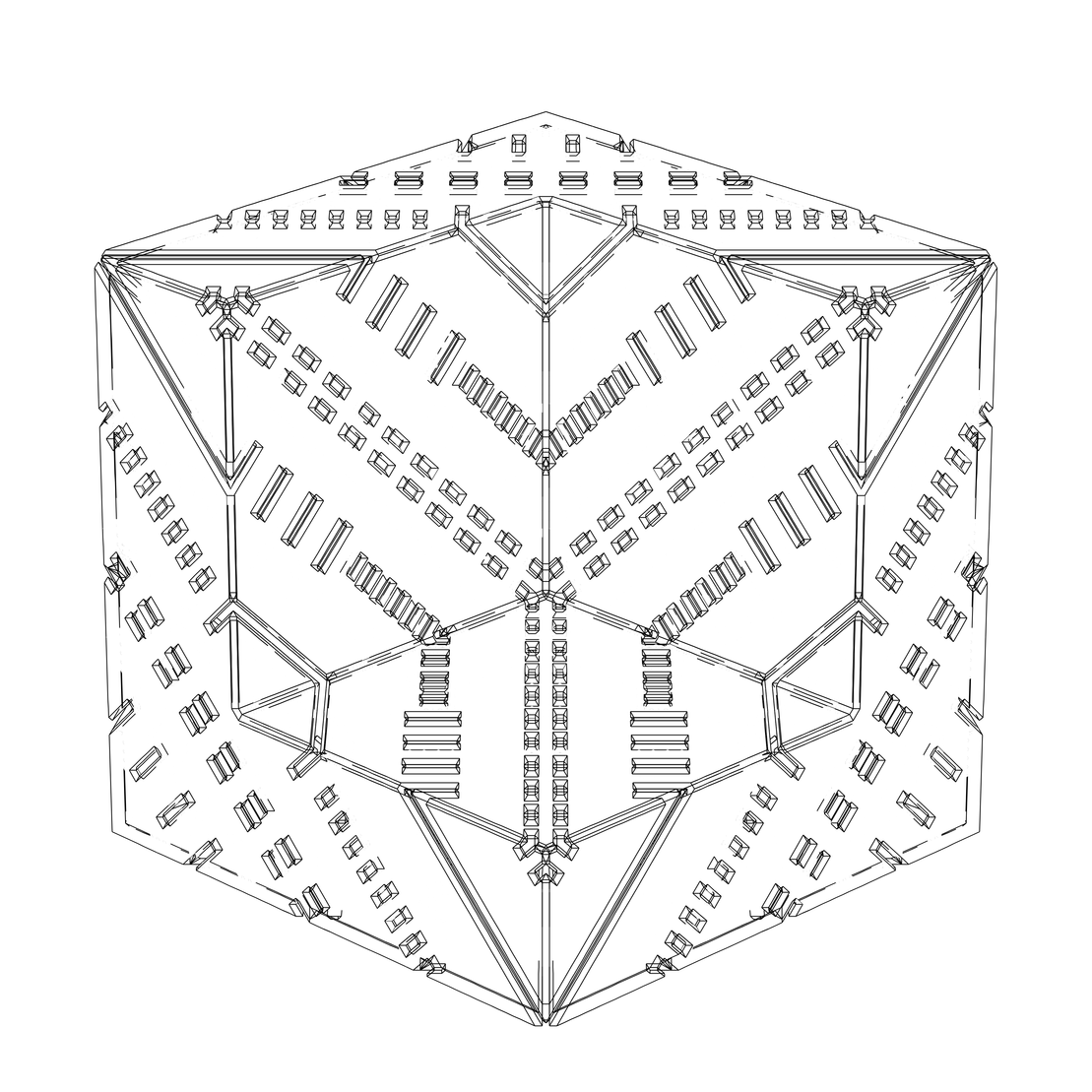 LL21 Alien Art Cube #994