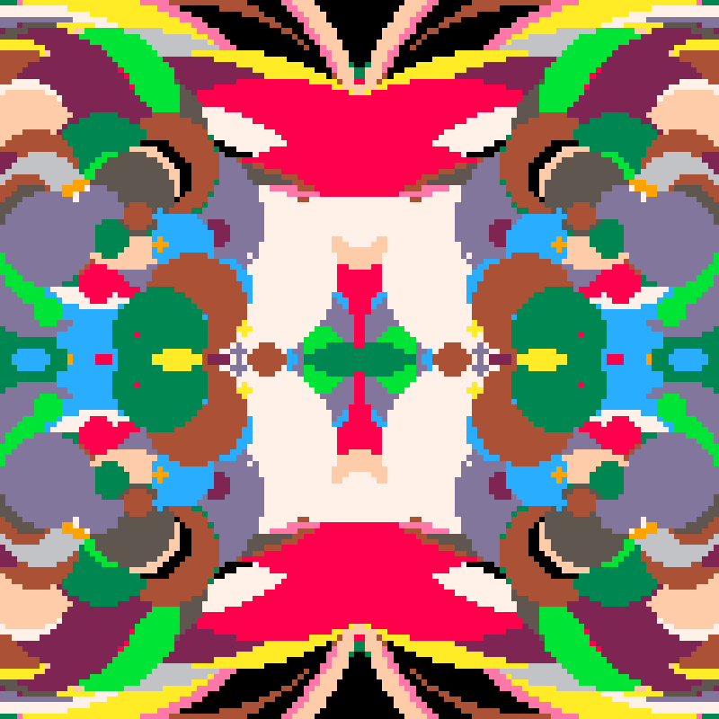 Rapid Psychedelic Inkblot Test Generator #27