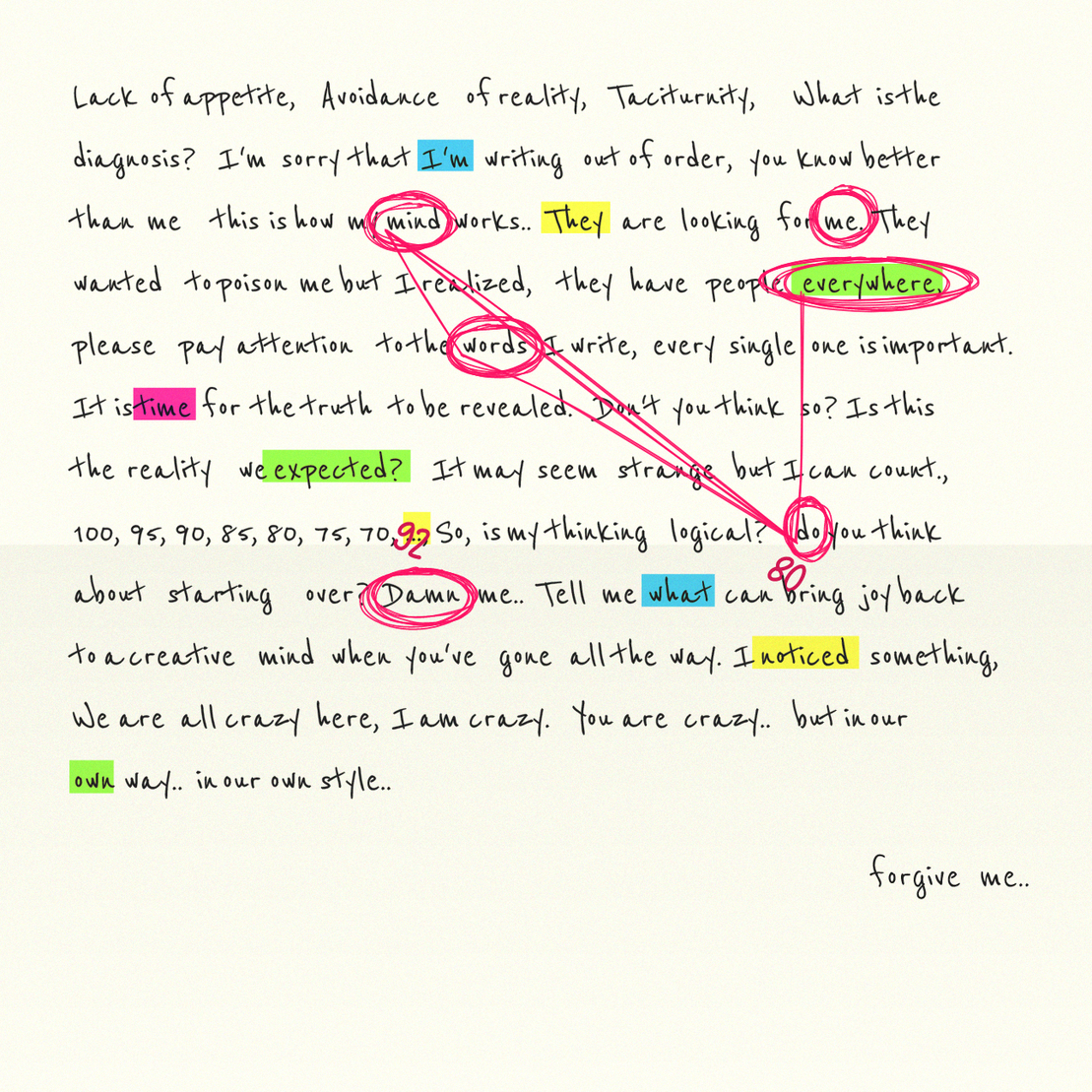 Conspiracy Theory Vol.2: a letter #42