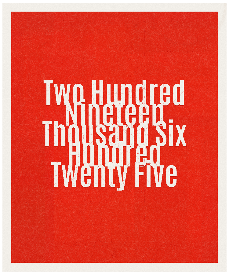 Count #219625