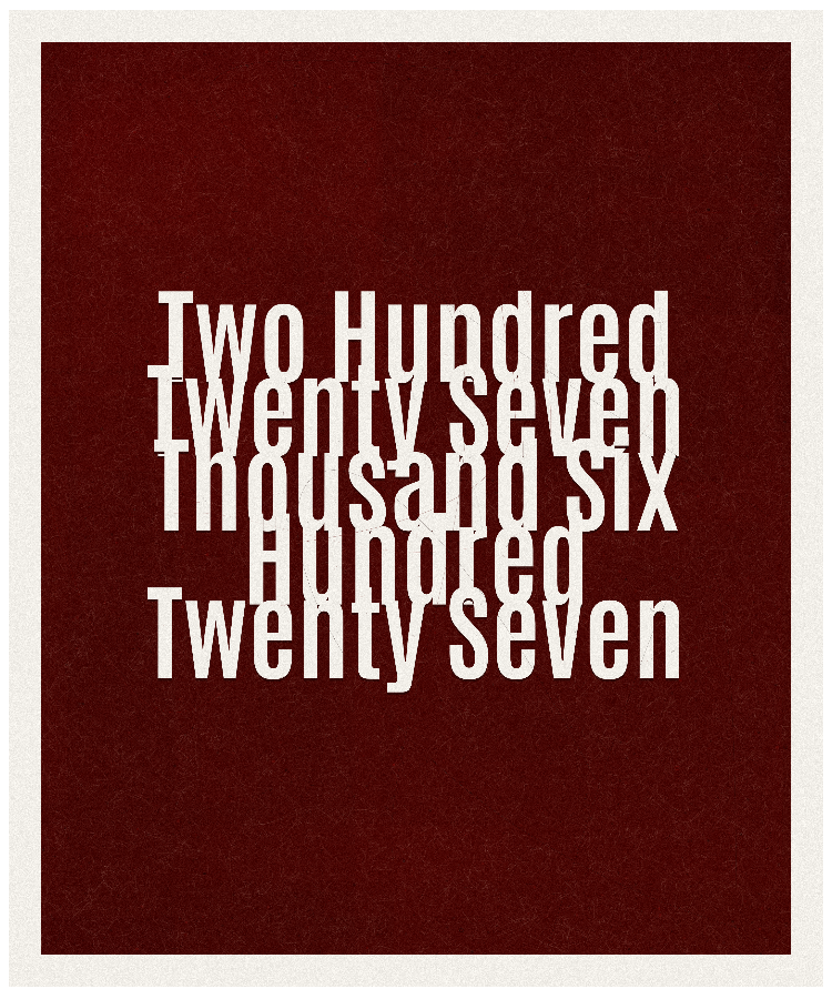 Count #227627