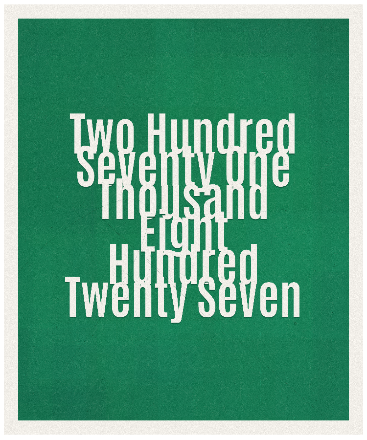 Count #271827