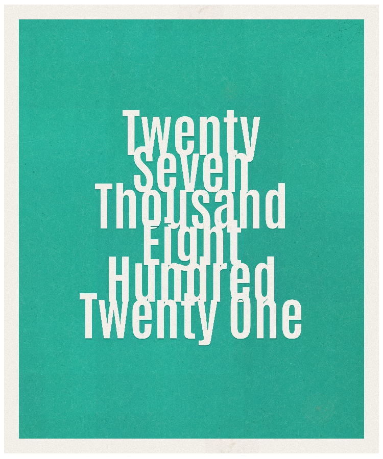 Count #27821