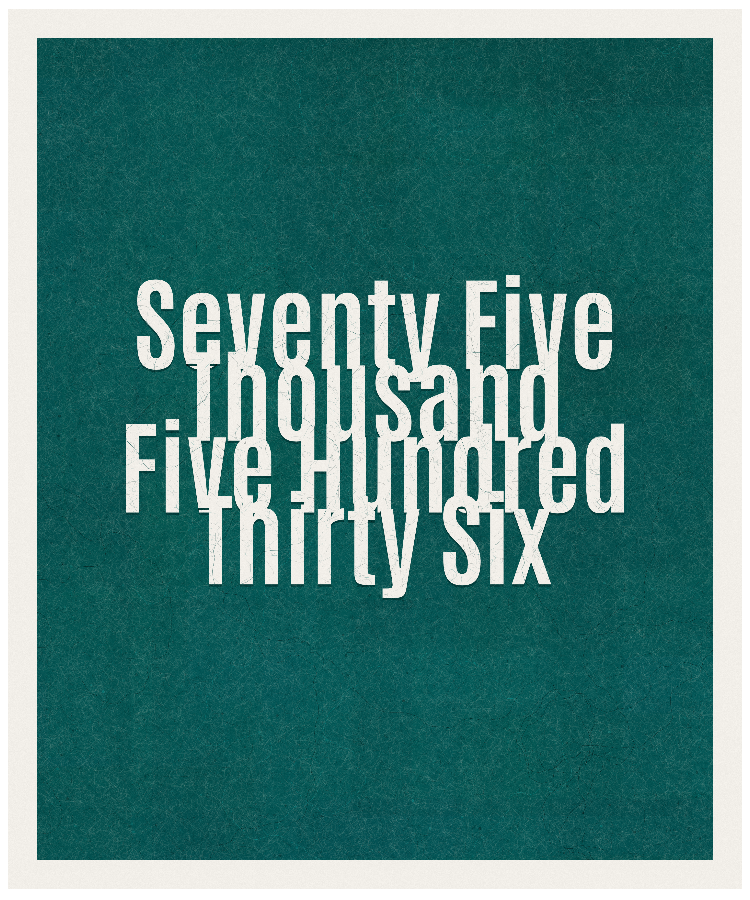 Count #75536