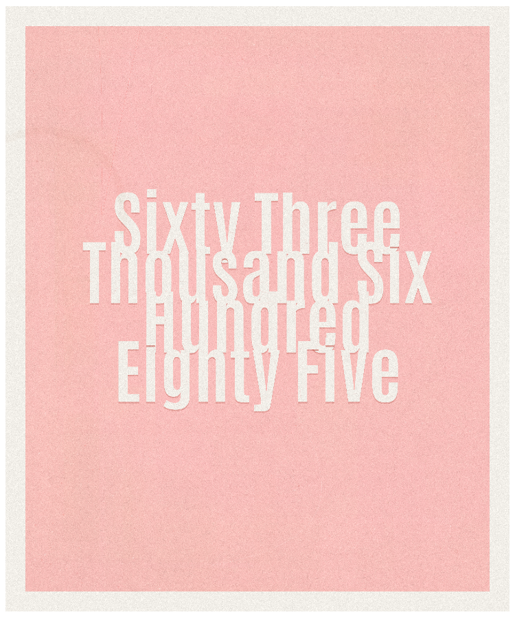 Count #63685