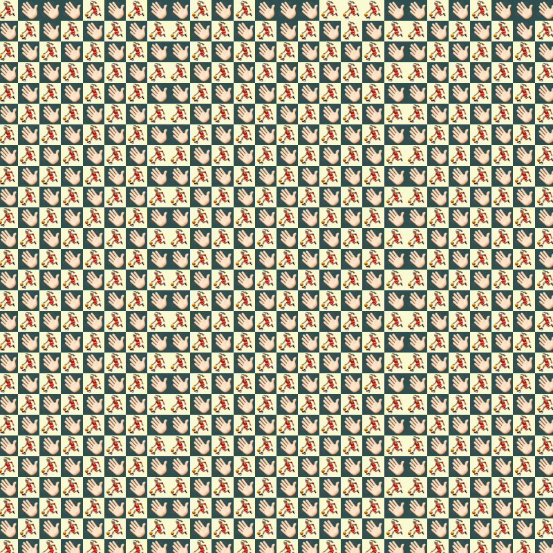 Elementary Cellular Emoji Automata #826