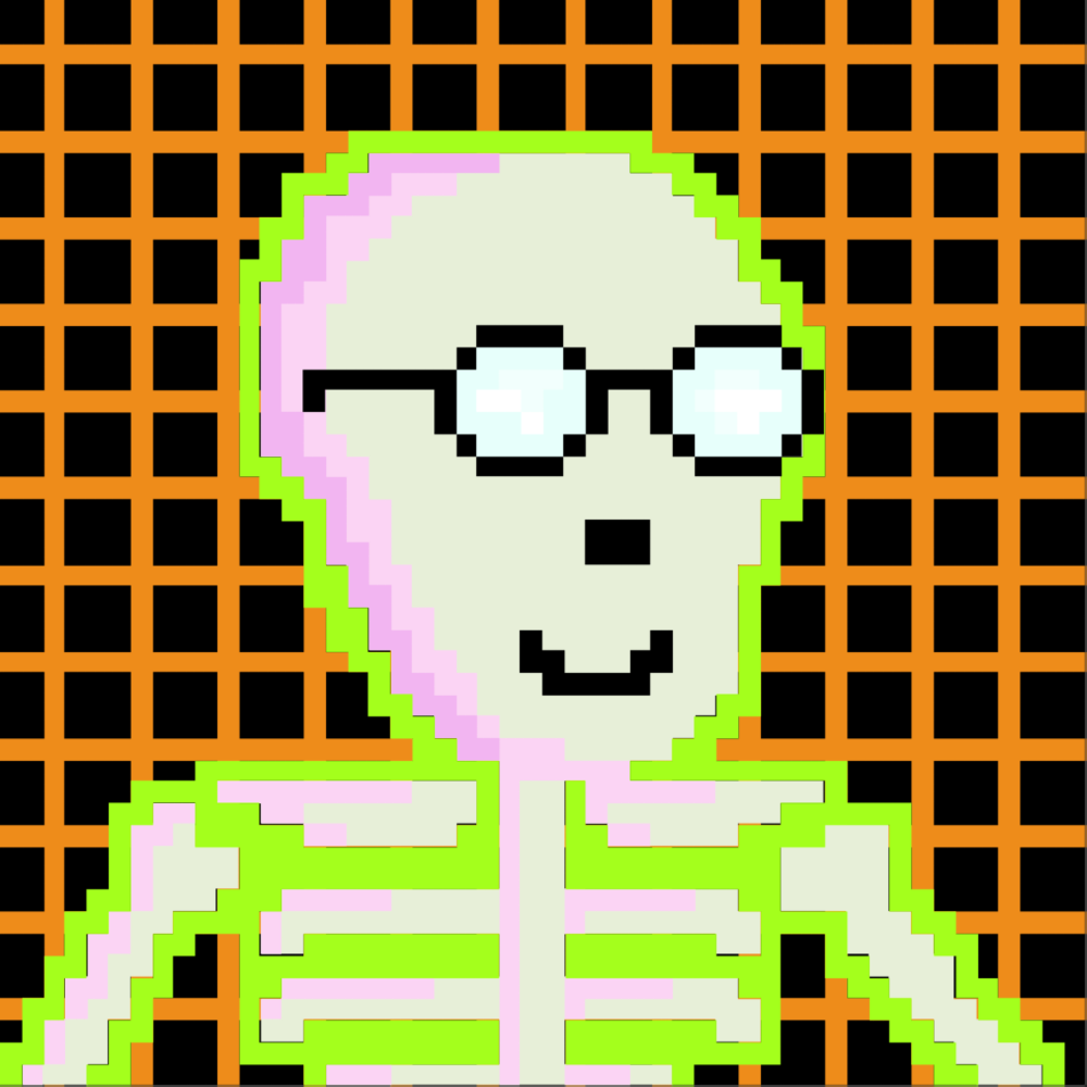 PIXEL SKULLETTI 1 #288